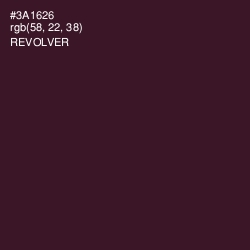 #3A1626 - Revolver Color Image