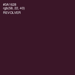 #3A1628 - Revolver Color Image