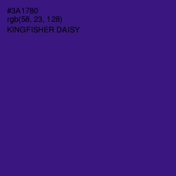 #3A1780 - Kingfisher Daisy Color Image