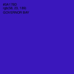 #3A17BD - Governor Bay Color Image