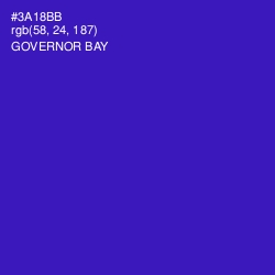 #3A18BB - Governor Bay Color Image