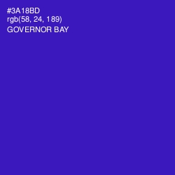 #3A18BD - Governor Bay Color Image