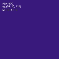 #3A197C - Meteorite Color Image