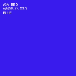 #3A1BED - Blue Color Image