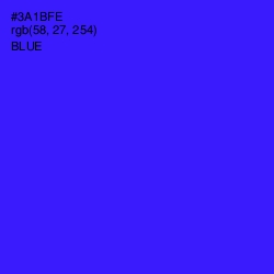 #3A1BFE - Blue Color Image