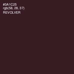 #3A1C25 - Revolver Color Image
