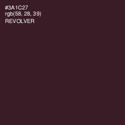 #3A1C27 - Revolver Color Image