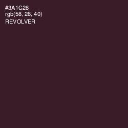 #3A1C28 - Revolver Color Image