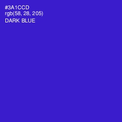 #3A1CCD - Dark Blue Color Image