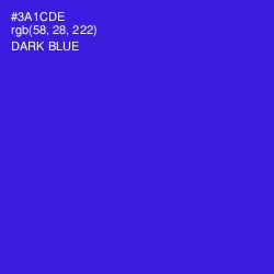 #3A1CDE - Dark Blue Color Image