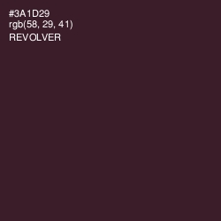#3A1D29 - Revolver Color Image