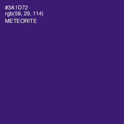 #3A1D72 - Meteorite Color Image