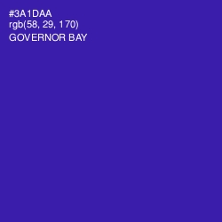 #3A1DAA - Governor Bay Color Image