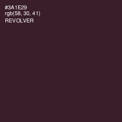 #3A1E29 - Revolver Color Image