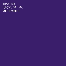 #3A1E6B - Meteorite Color Image