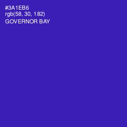 #3A1EB6 - Governor Bay Color Image