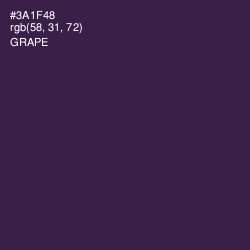 #3A1F48 - Grape Color Image