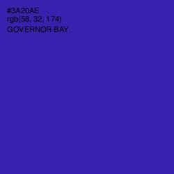 #3A20AE - Governor Bay Color Image