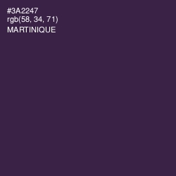 #3A2247 - Martinique Color Image