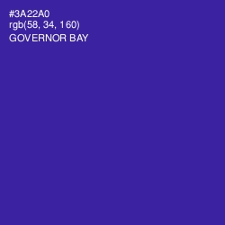 #3A22A0 - Governor Bay Color Image