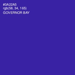 #3A22A5 - Governor Bay Color Image