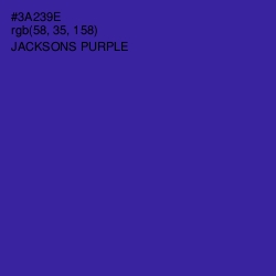 #3A239E - Jacksons Purple Color Image