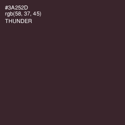 #3A252D - Thunder Color Image