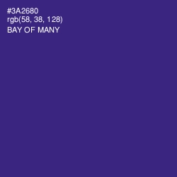 #3A2680 - Bay of Many Color Image