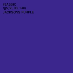 #3A268C - Jacksons Purple Color Image