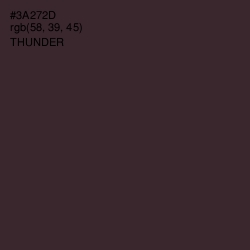 #3A272D - Thunder Color Image