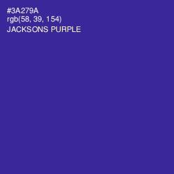 #3A279A - Jacksons Purple Color Image