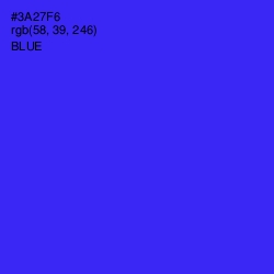 #3A27F6 - Blue Color Image