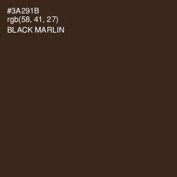 #3A291B - Black Marlin Color Image