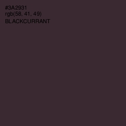 #3A2931 - Blackcurrant Color Image