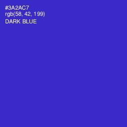 #3A2AC7 - Dark Blue Color Image