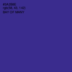 #3A2B8E - Bay of Many Color Image