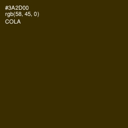 #3A2D00 - Cola Color Image