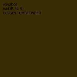 #3A2D06 - Brown Tumbleweed Color Image