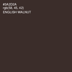 #3A2D2A - English Walnut Color Image