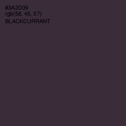 #3A2D39 - Blackcurrant Color Image