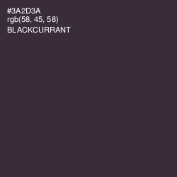 #3A2D3A - Blackcurrant Color Image
