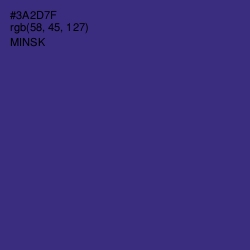 #3A2D7F - Minsk Color Image