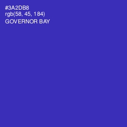 #3A2DB8 - Governor Bay Color Image