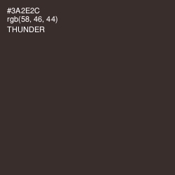 #3A2E2C - Thunder Color Image