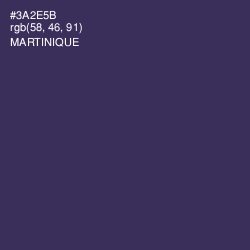 #3A2E5B - Martinique Color Image