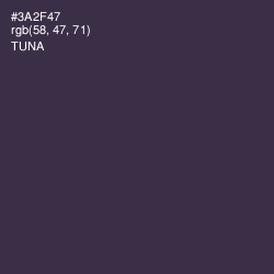 #3A2F47 - Tuna Color Image