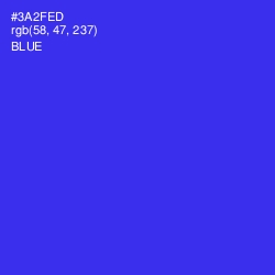 #3A2FED - Blue Color Image