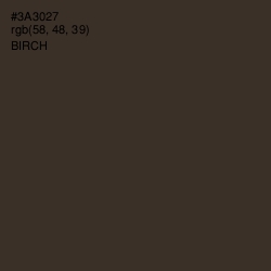 #3A3027 - Birch Color Image