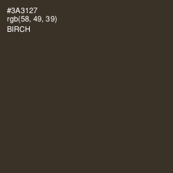 #3A3127 - Birch Color Image