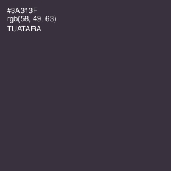 #3A313F - Tuatara Color Image